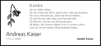 Anzeige von Andreas Kaiser von MGO