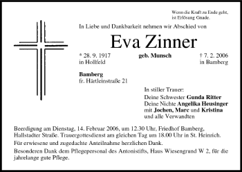 Anzeige von Eva Zinner von MGO