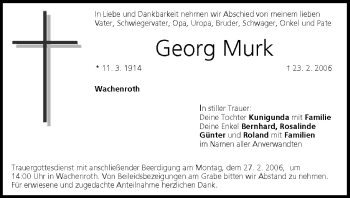 Anzeige von Georg Murk von MGO