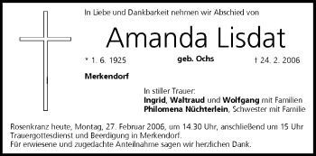 Anzeige von Amanda Lisdat von MGO