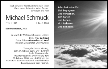 Anzeige von Michael Schmuck von MGO