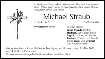 Anzeige von Michael Straub von MGO