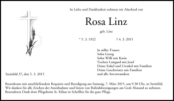 Anzeige von Rosa Linz von MGO