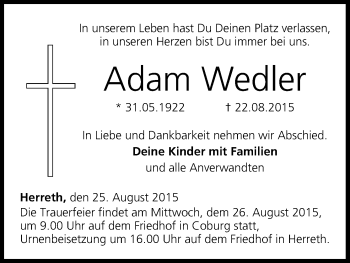 Anzeige von Adam Wedler von MGO