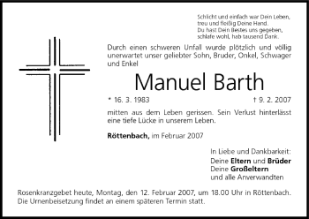 Anzeige von Manuel Barth von MGO