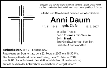 Anzeige von Anni Daum von MGO