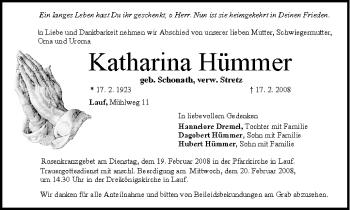 Anzeige von Katharina Hümmer von MGO