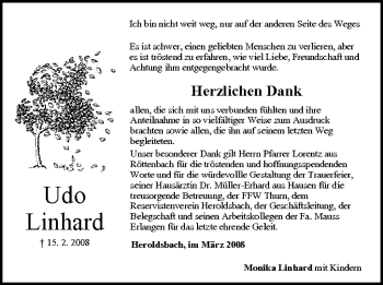 Anzeige von Udo Linhard von MGO