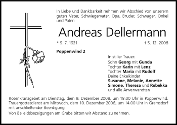 Anzeige von Andreas Dellermann von MGO