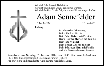 Anzeige von Adam Sennefelder von MGO