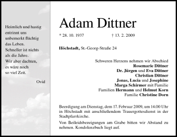 Anzeige von Adam Dittner von MGO