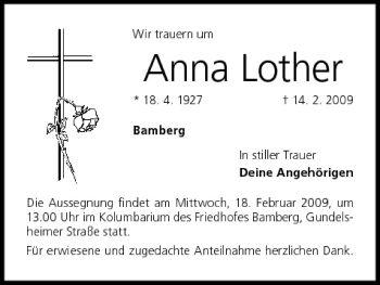 Anzeige von Anna Lother von MGO