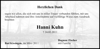 Anzeige von Hanni Kuhn von MGO