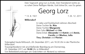 Anzeige von Georg Lorz von MGO