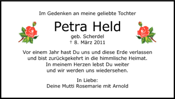 Anzeige von Petra Held von MGO