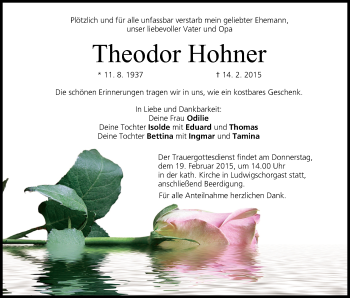 Anzeige von Theodor Hohner von MGO