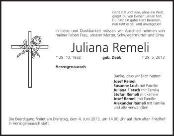 Anzeige von Juliana Remeli von MGO