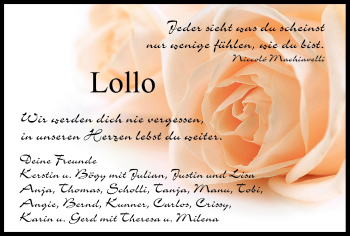 Anzeige von Lollo  von MGO