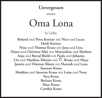 Anzeige von Lona  von MGO