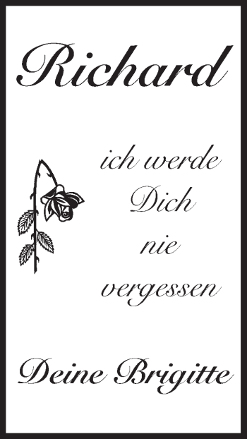 Anzeige von Richard  von MGO