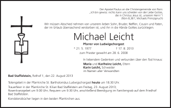 Anzeige von Michael Leicht von MGO
