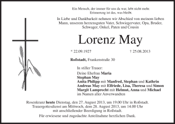 Anzeige von Lorenz May von MGO