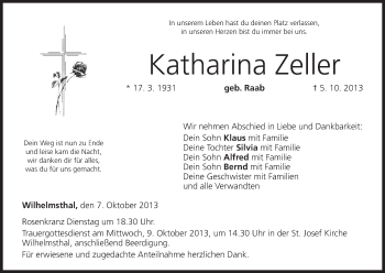 Anzeige von Katharina Zeller von MGO