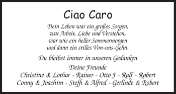Anzeige von Caro  von MGO