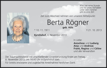 Anzeige von Gertraud Kreßmann von MGO