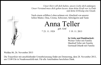 Anzeige von Anna Teller von MGO