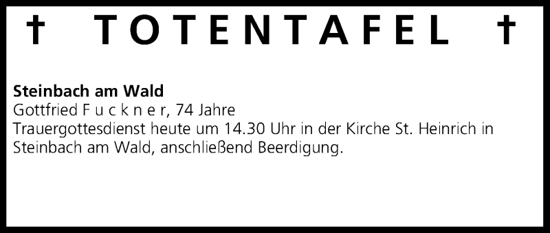  Traueranzeige für Totentafel vom 29.11.2013 vom 29.11.2013 aus MGO