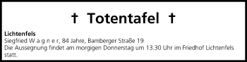 Anzeige von Totentafel vom 11.12.2013 von MGO