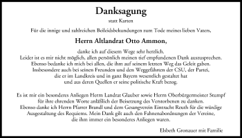 Anzeige von Otto Ammon von MGO