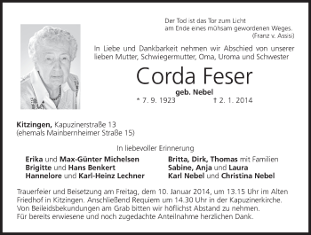 Anzeige von Corda Feser von MGO
