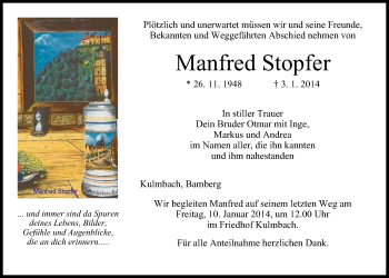 Anzeige von Manfred Stopfer von MGO