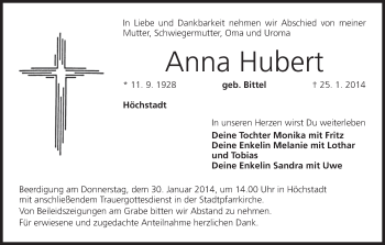 Anzeige von Anna Hubert von MGO