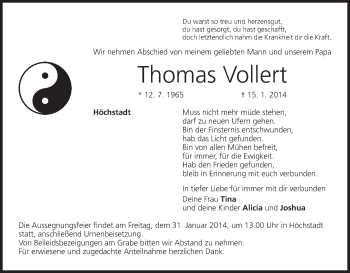 Anzeige von Thomas Vollert von MGO