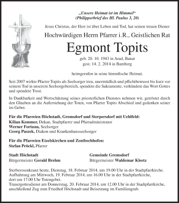 Anzeige von Egmont Topits von MGO