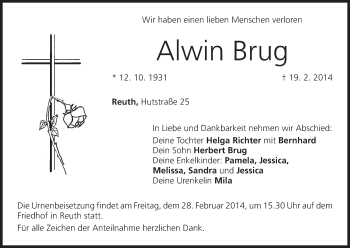 Anzeige von Alwin Brug von MGO