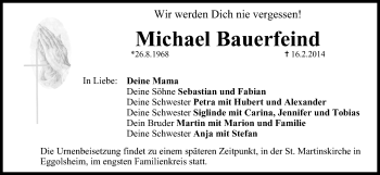 Anzeige von Michael Bauerfeind von MGO
