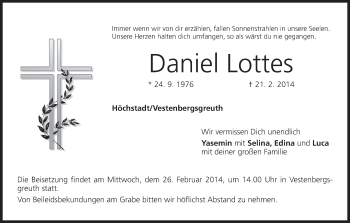 Anzeige von Daniel Lottes von MGO