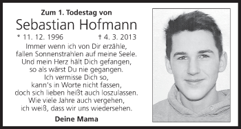 Anzeige von Sebastian Hofmann von MGO