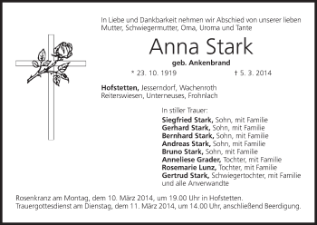 Anzeige von Anna Stark von MGO