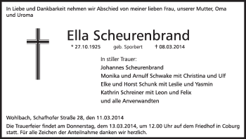 Anzeige von LElla Scheurenbrand von MGO
