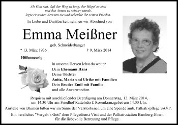 Anzeige von Emma Meißner von MGO