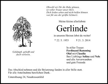 Anzeige von Gerlinde  von MGO