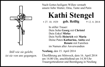 Anzeige von Kathi Stengel von MGO