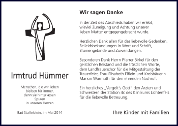 Anzeige von lrmtrud Hümmer von MGO