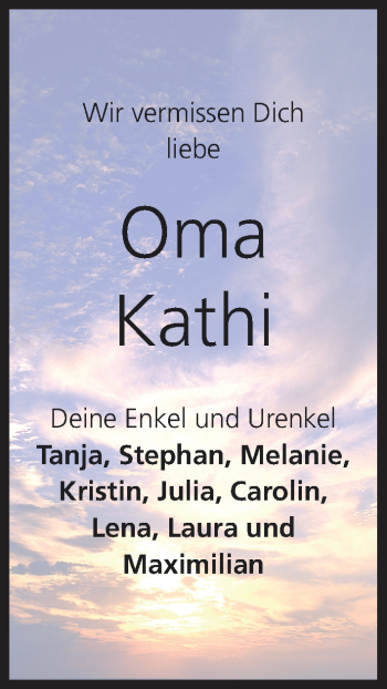 Anzeige von Oma  von MGO