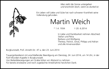 Anzeige von Marrtin Weich von MGO